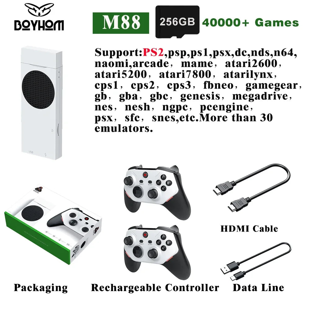 4K Retro Videospielkonsole ARMMali-G52GPU Game Stick Wireless Gamepad Eingebautes Spiel