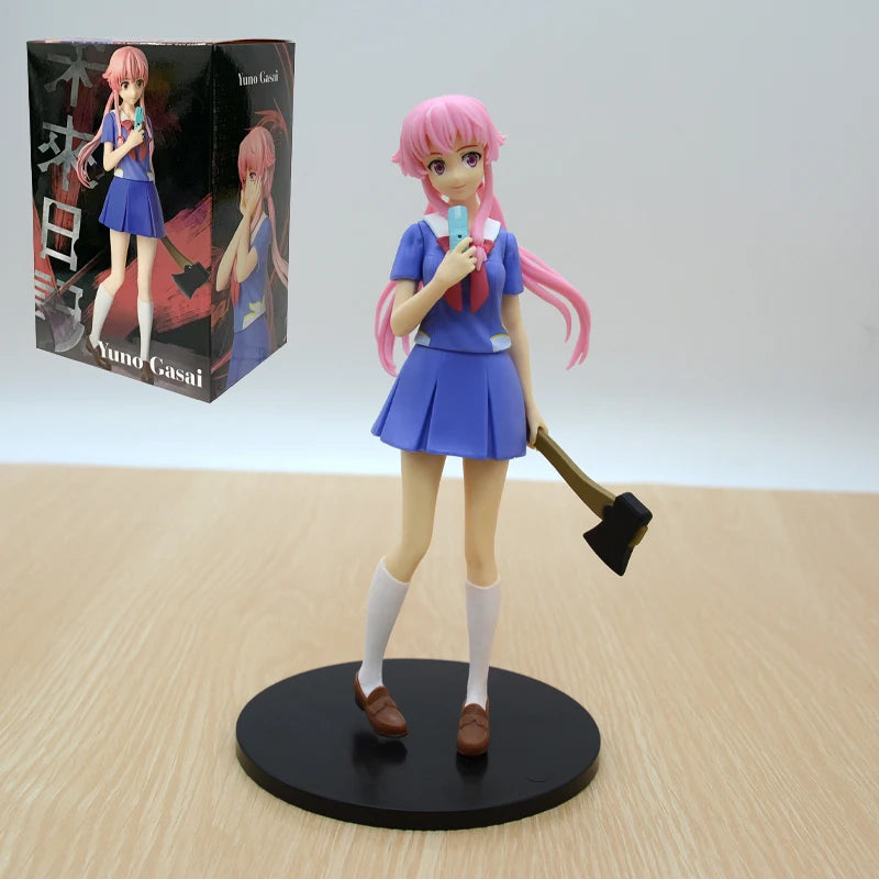 #2316 Mirai Nikki Yuno Gasai Anime Figure Pop Up Parade Future Diary Gasai Yuno Action Figure Collectible Model Doll Toys Gifts