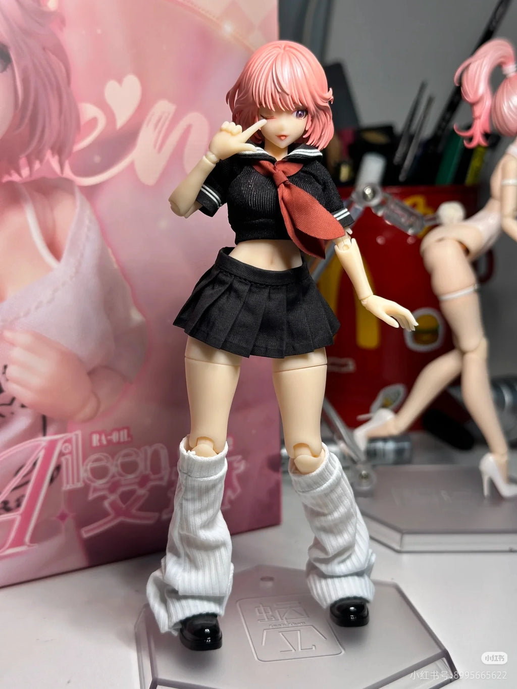 Snail Shell RA-01L Aileen 1/12 Scale Anime Action Figure Beautiful Girl Loungewear Movability Model Toy in Stock for Holiday