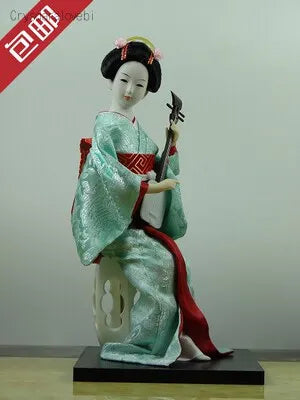 30cm Statuette Ethnic Japanese Geisha Dolls Kimono Dolls Belle Girl Lady Collection Home Decoration Miniature Figurines