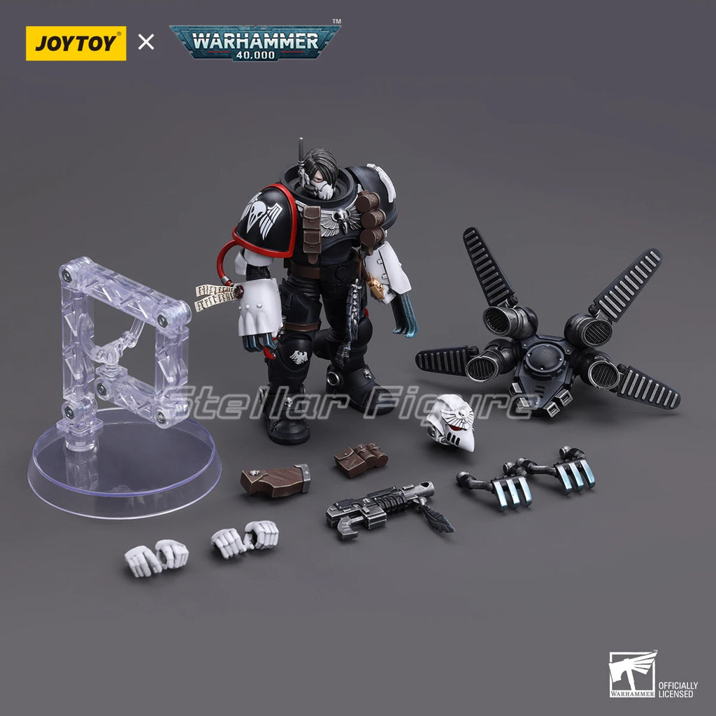 【Pre-sale】JOYTOY Warhammer 40K 1/18 Action Figure Raven Guard Chapter Master Kayvaan Shrike Model Toys Gifts Collection Ornament
