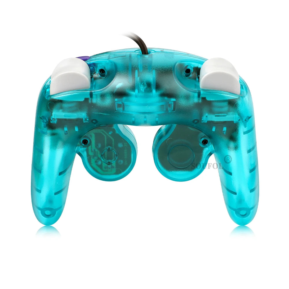 Replacement Transparent Game Controller Joystick Gamepad Wired For NGC GameCube Video Game Console Dropshpping