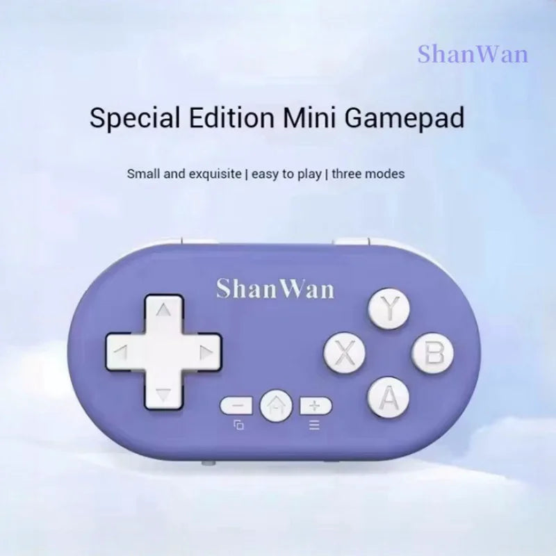 2024 New Shanwan Lightweight Mini Wireless Bluetooth Collectible Game Controller Portable Multi Platform Wireless Connectivity