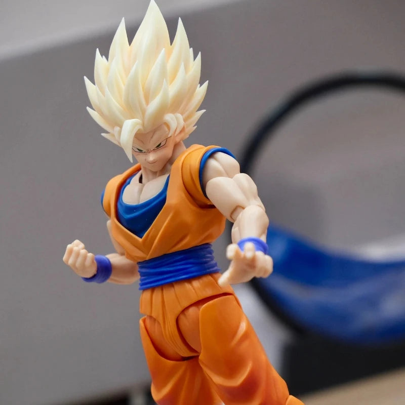 Nono KO dragon ball Z Shf DKO Super Saiyan 2 Action Figure Son Goku Head Model Collectible Anime Toys Accessory Gift