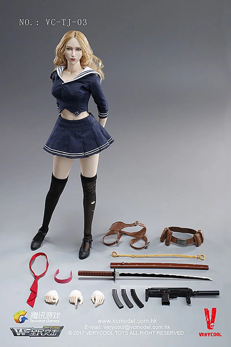 In Stock VERYCOOL VC-TJ-03 1/6 Scale Third Wave Game Blade Girl Maiden 12 inches Full Set Female Solider Action Figure Model