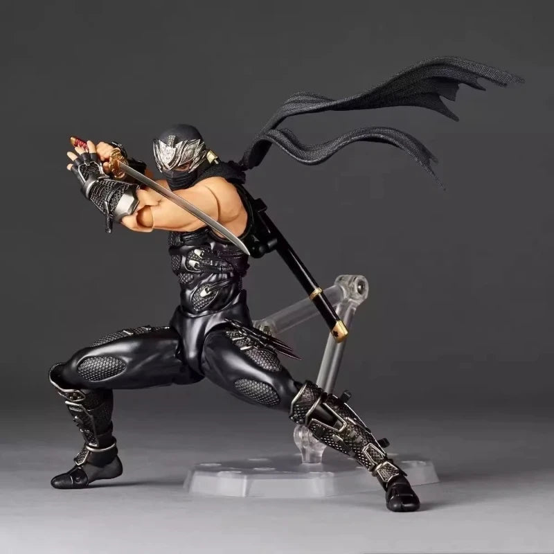 In Stock Ryu Hayabusa Ninja Gaiden Revoltech 1/12 Amazing Yamaguchi Action Anime Figures Collection PVC Movable Model Toys Gifts