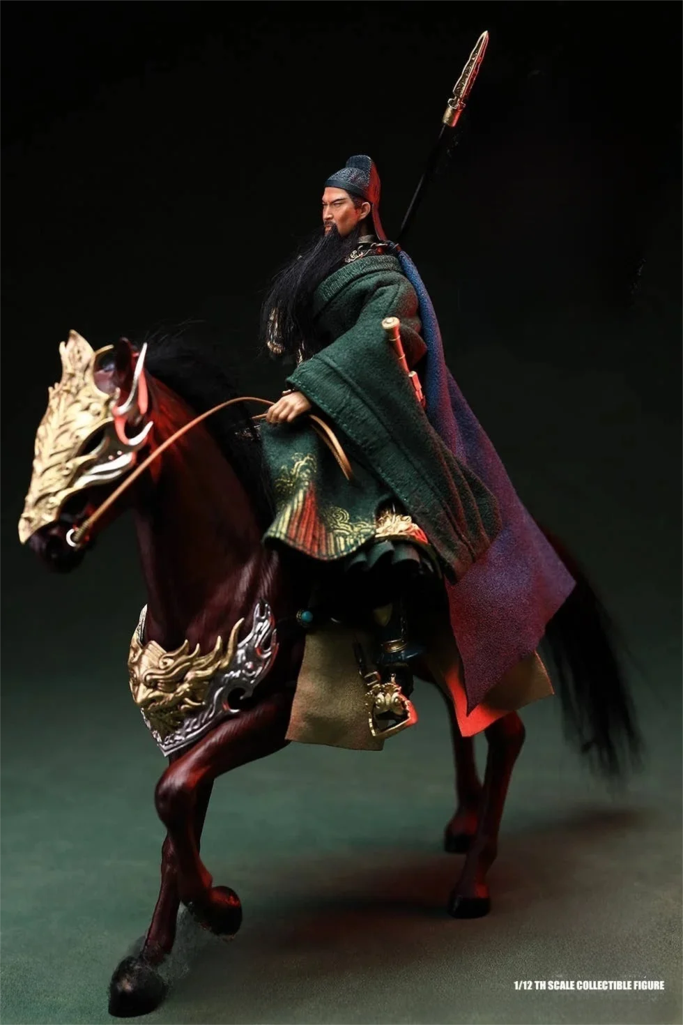 1/12 Scale Collectible General Wuhu Guan Yu Action Figure Male 6 Inch Three Kingdoms Palm Series Model Toy 303TOYS NO.SG001B