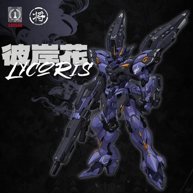 1/100 Original Mecha Lycoris Assembly Model Kit Action Figures With Effect Parts Articulated Toy Display Decor Collectible Gift