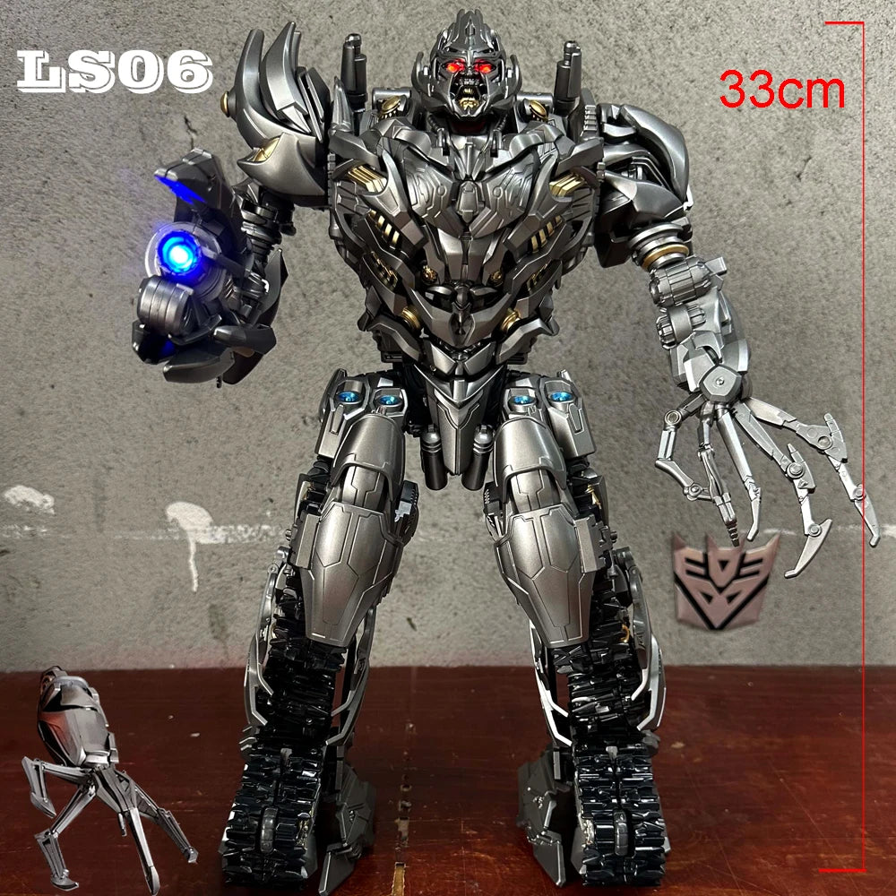 BMB LS05 Grimlock Dinosaur Transformation Toys Tank LS06 Galvatron LS07 Bumblebe Car Action Figure Deformation Robot Anime Model