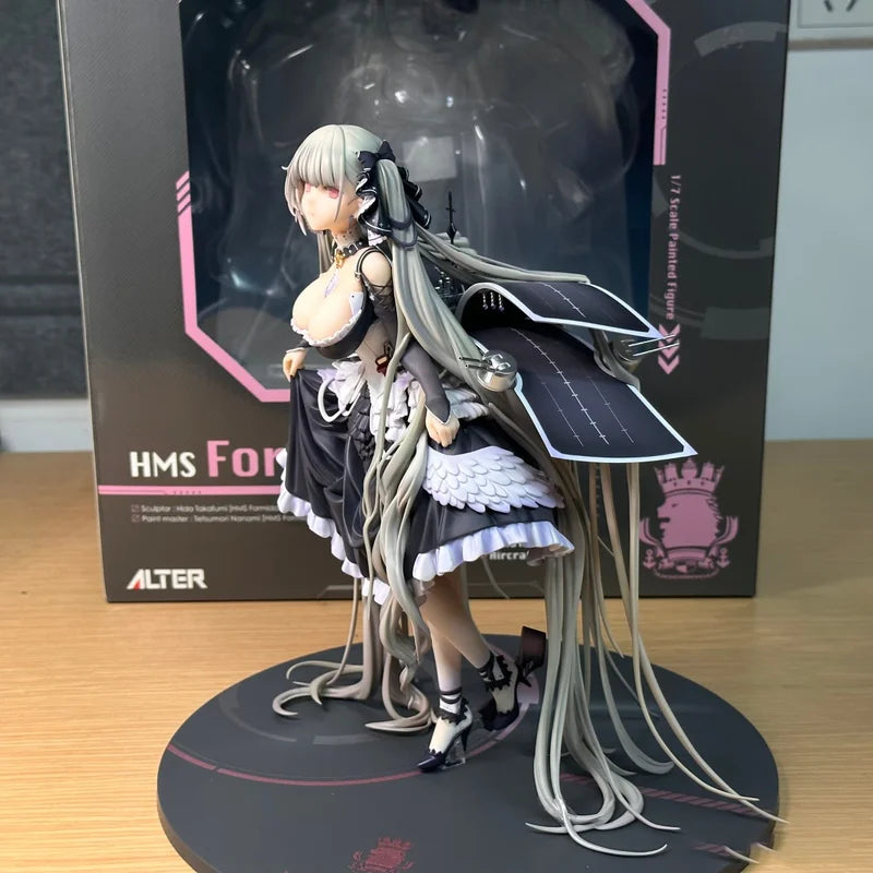 Azur Lane Formidable Maid Image Pvc Action Figure Anime Game Peripheral Figurine Collectible Model Desktop Ornament Holiday Gift