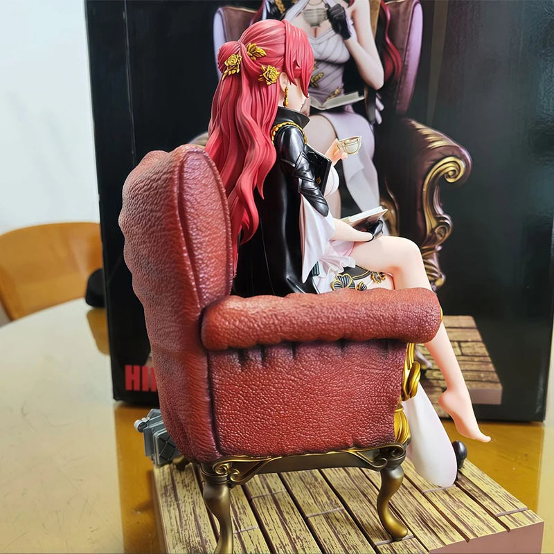 24cm Anime Honkai Star Rail Action Figure Game Toy Himeko Figures GK Sitting Statue PVC Model Collectible Birthday Gifts