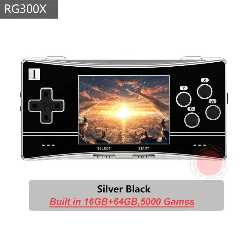 ANBERNIC RG300X Handled Game Console Portable Game Console with 64G TF Card Pre-Installed 5000 Classic Games Retro Game Console