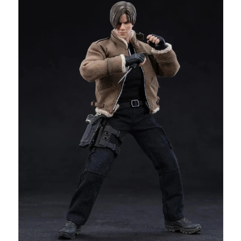 Biohazard Leon S. Kennedy Leon The Cleaner 1/12 Scale Action Figure Desktop Decoration Birthday Gift Model  Gift Fans