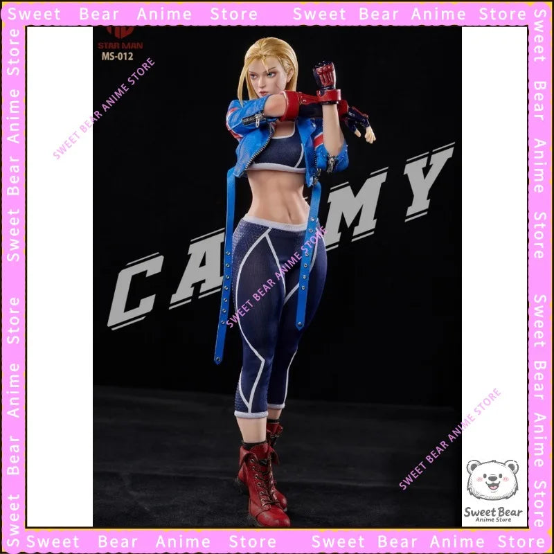 In Stock STARMAN 1/6 MS-012 Female Agent-Blue Silicone Soldier Action Figure Anime Model Trendy Toys Desktop Doll Collectibles
