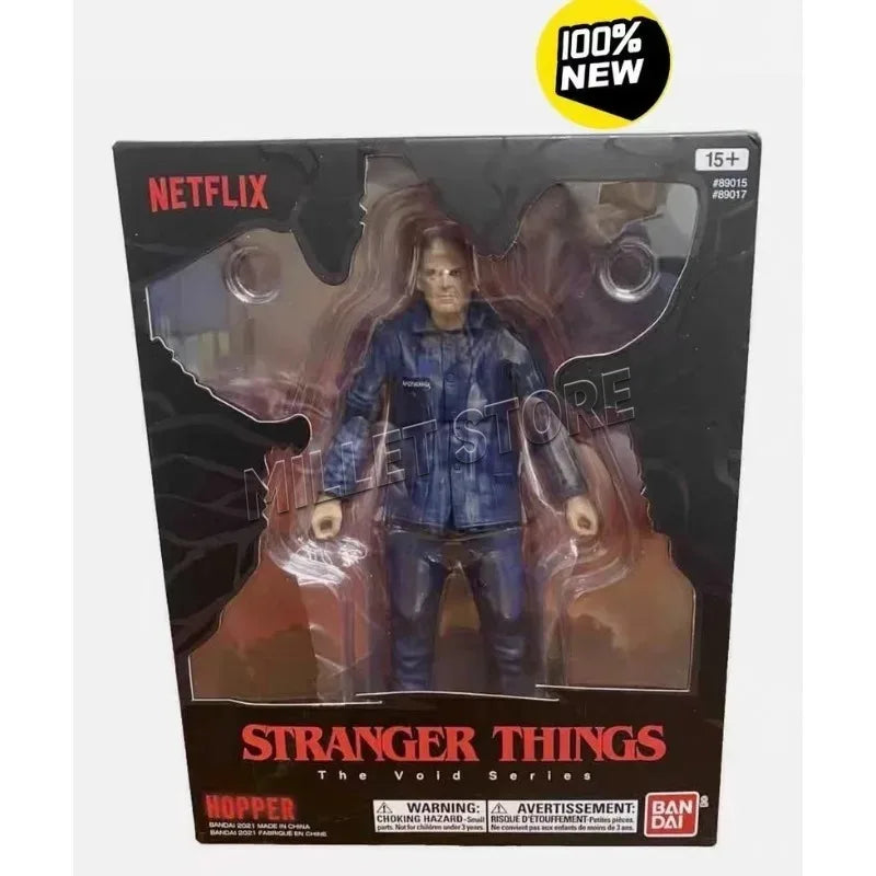 Bandai Movable 11-inch Netflix Stranger Things Big Devil Piranha Anime Model Toys for Boys Gifts Original Box