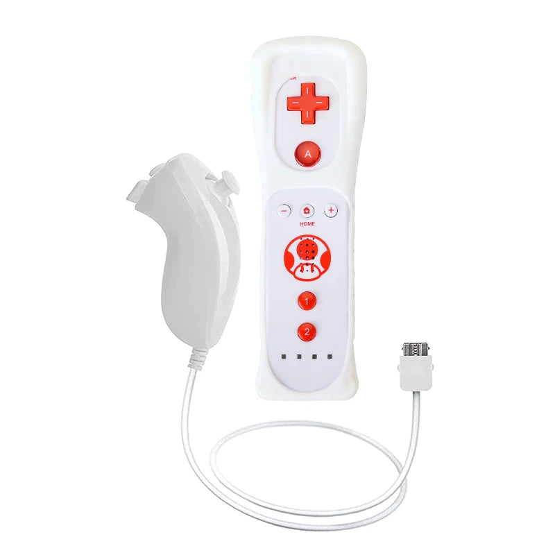 1pcs/2pcs Controller for Wii Remote Controller Gamepad Built-in Motion Plus Control For Wii/Wii U Console Wireless Game pad