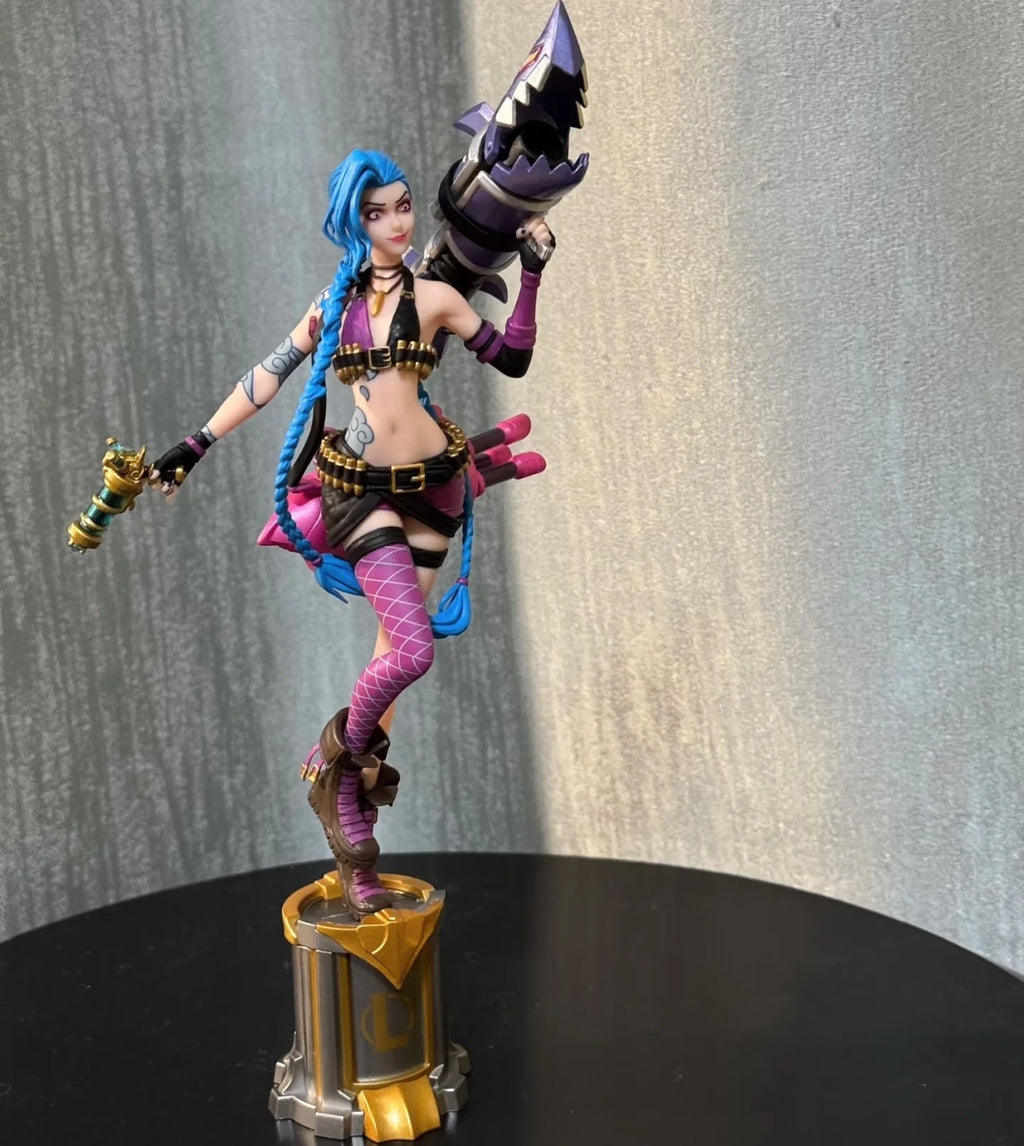 Spot League Of Legends Lol Arcane: League Of Legends Jinx Handheld New Ornament Game Accessories Exquisite Desktop Ornaments