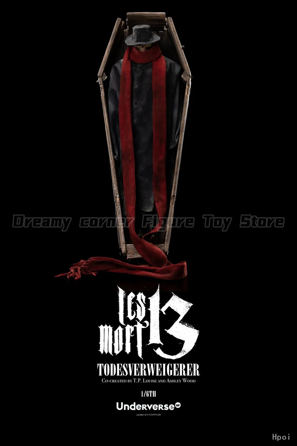 【In Stock】Original Underverse LES MORT 13 1/6 Action Figure Toy Model Gift Collection Ornaments