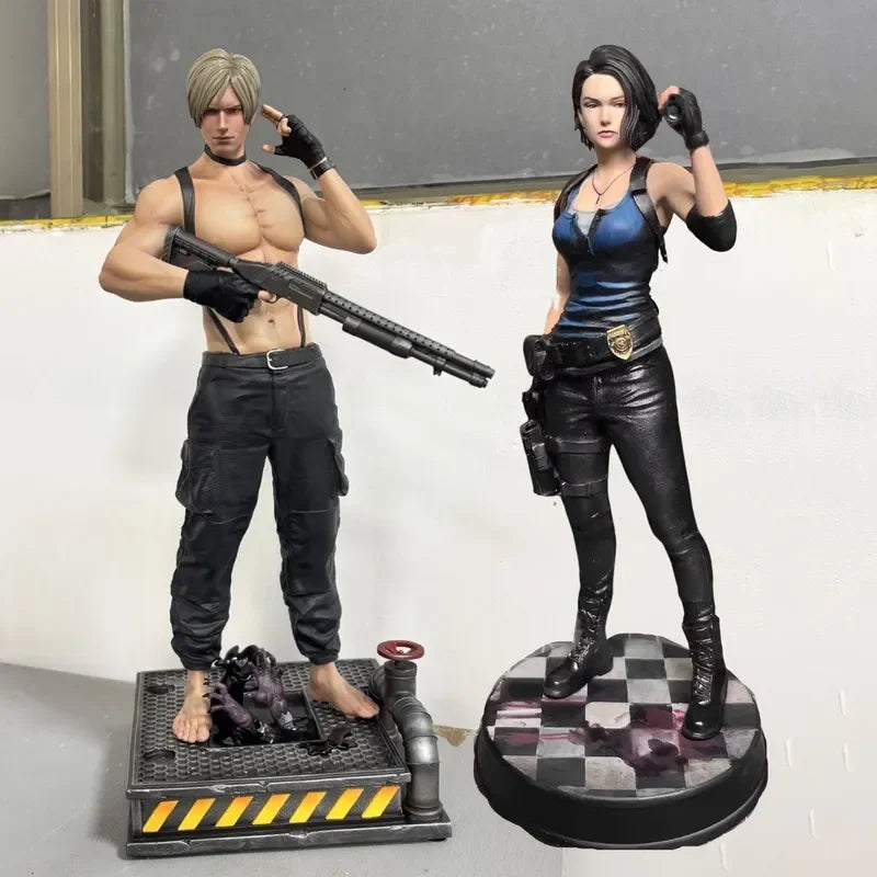 Jill Valentine Figure Leon·S·Kennedy Figures Anime Figurine Model Collection Statue Desk Decoration Toys Doll Birthday Gifts