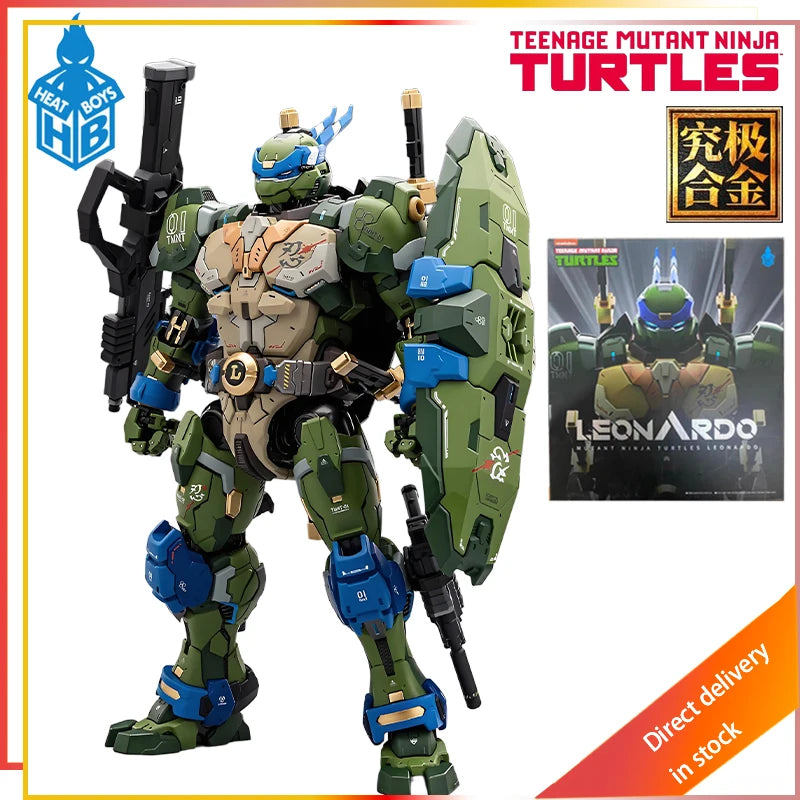HeatBoys Original Mech Ninja Turtle Donatello/Leonardo/Michelangelo/Raphael Action Joint Mobility Figure Model Toys Gifts