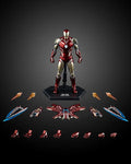 100% Original Threezero Studio The Infinity Saga DLX Iron Man Mark 85 Anime Action Collection Figures Model Toys Gifts In Stock