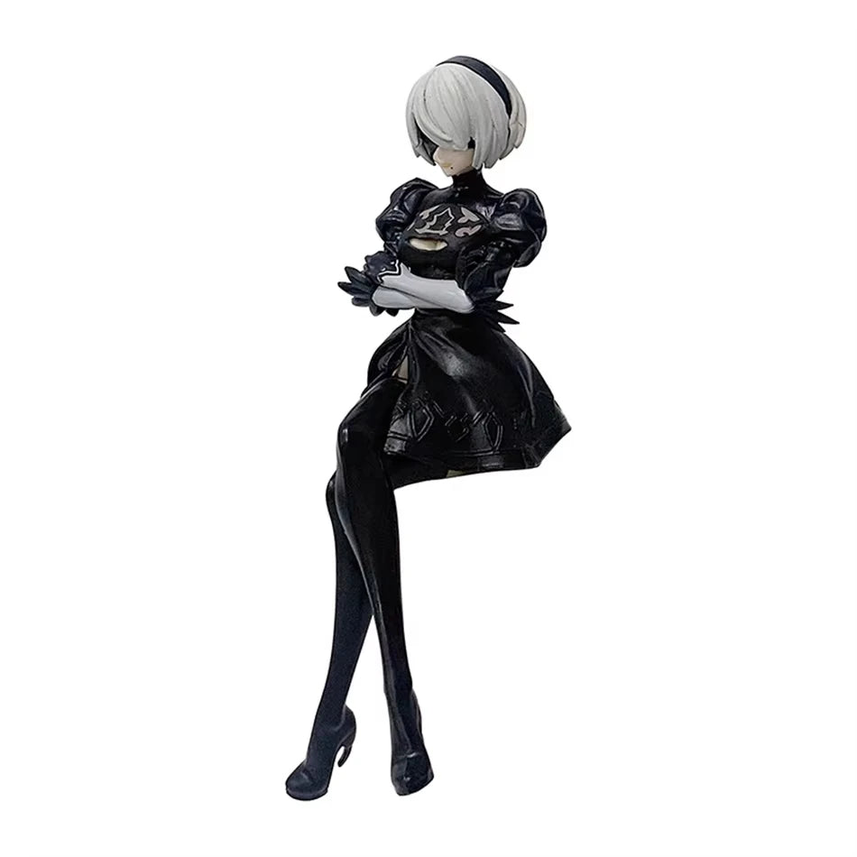 15Cm Anime Figure Original Nier:automata Ver1.1A 2B Yorha No. 2 Type B Premium Chokonose PVC Model Collectible Toys