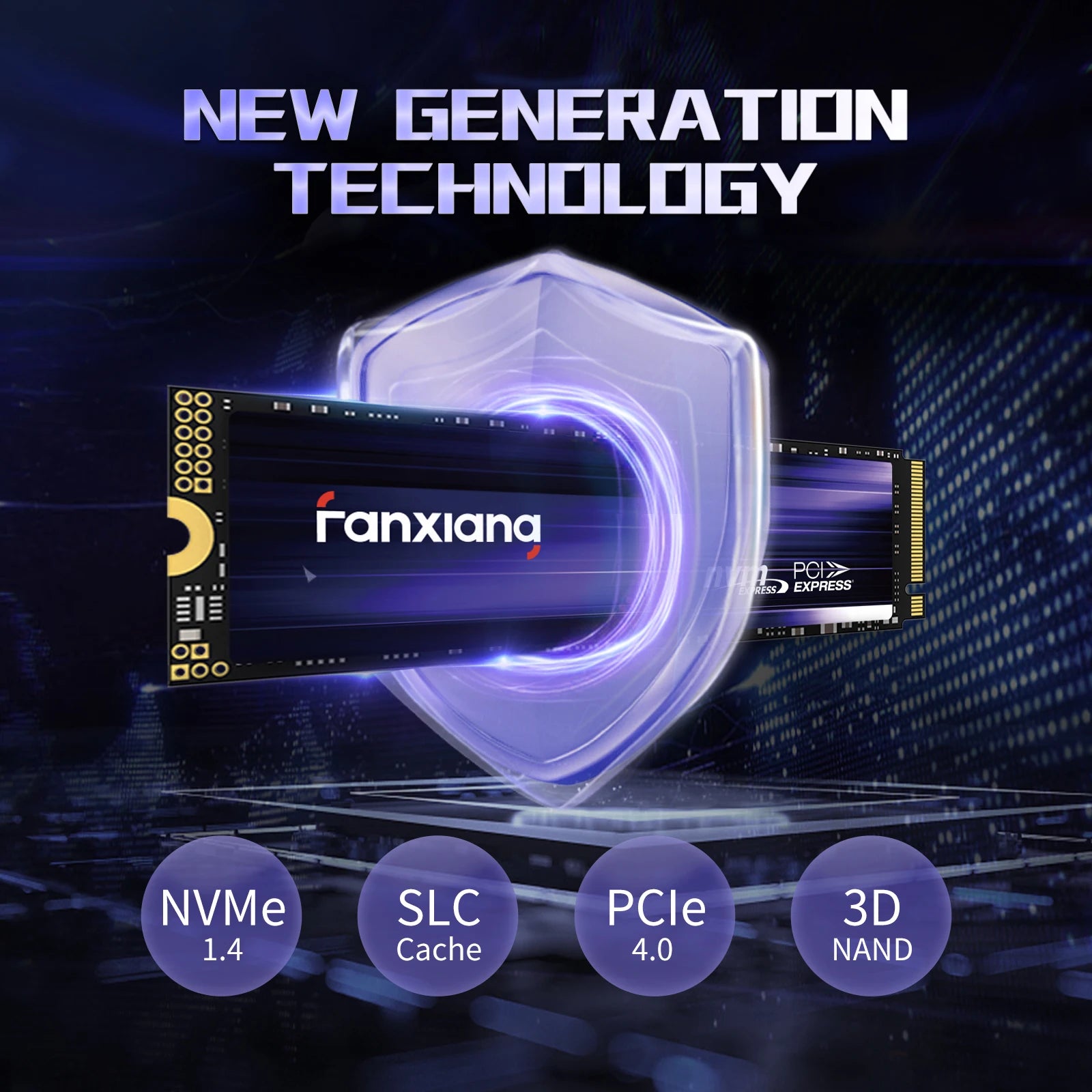 Fanxiang S500Pro/S880 M.2 SSD 3500MB/7300MB/s 512GB 1TB 2TB 4TB PCIe3.0/4.0 M.2 NVMe Internal Solid State Drive For Laptop PC
