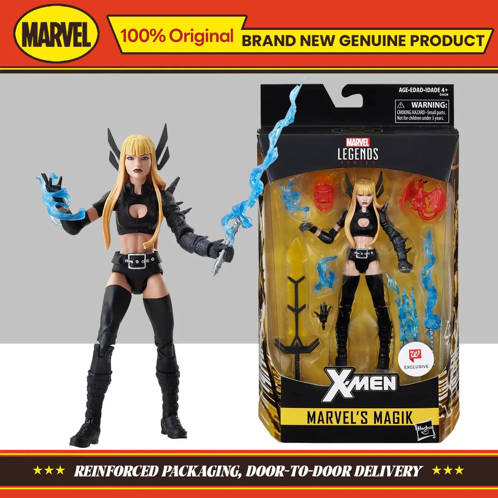 In Stock Hasbro Marvel Legends Series X-Men Magik 15cm Action Figure Original Model Toys Ornament Gifts