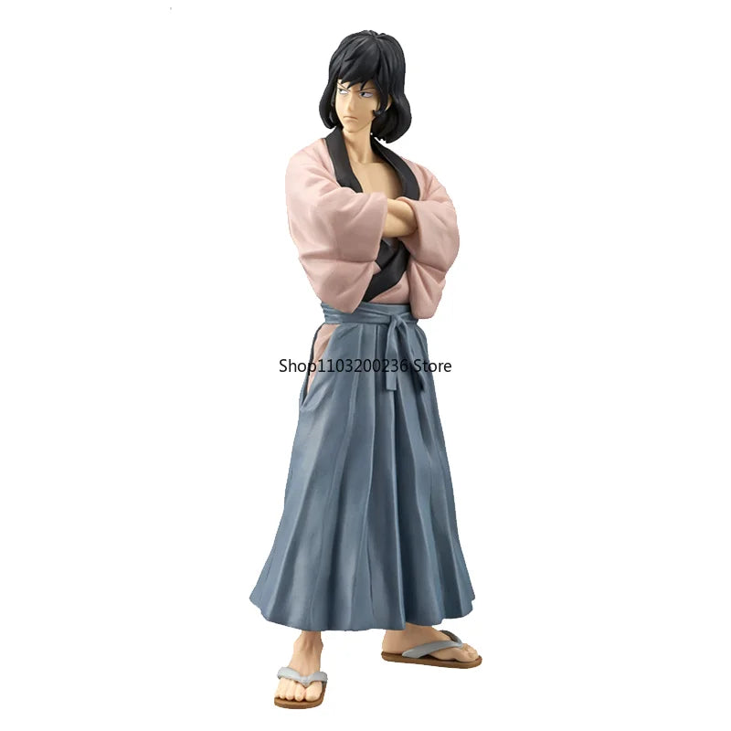 Bandai Original Lupin III Jigen Daisuke Mine Fujiko Zenigata Koichi Ishikawa Goemon Anime Action Figure Modell Desktop Ornamente