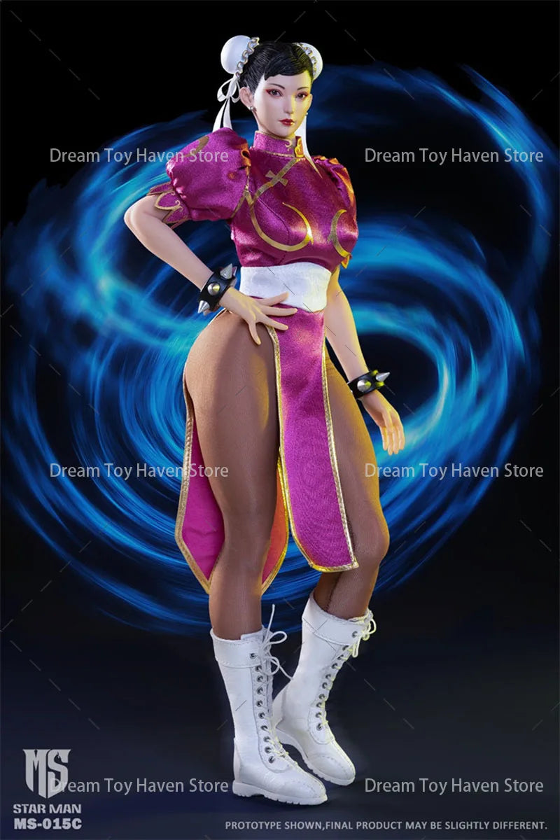 Original STAR MAN MS-015 1/6 Scale Female Fighter Chunli 12Inch Action Figure Soldier Model Collectible Dolls