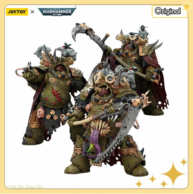 【Pre Sale】Original JOYTOY 1/18 Action Figure Warhammer 40000 Death Guard Deathshroud Terminator Champion Model