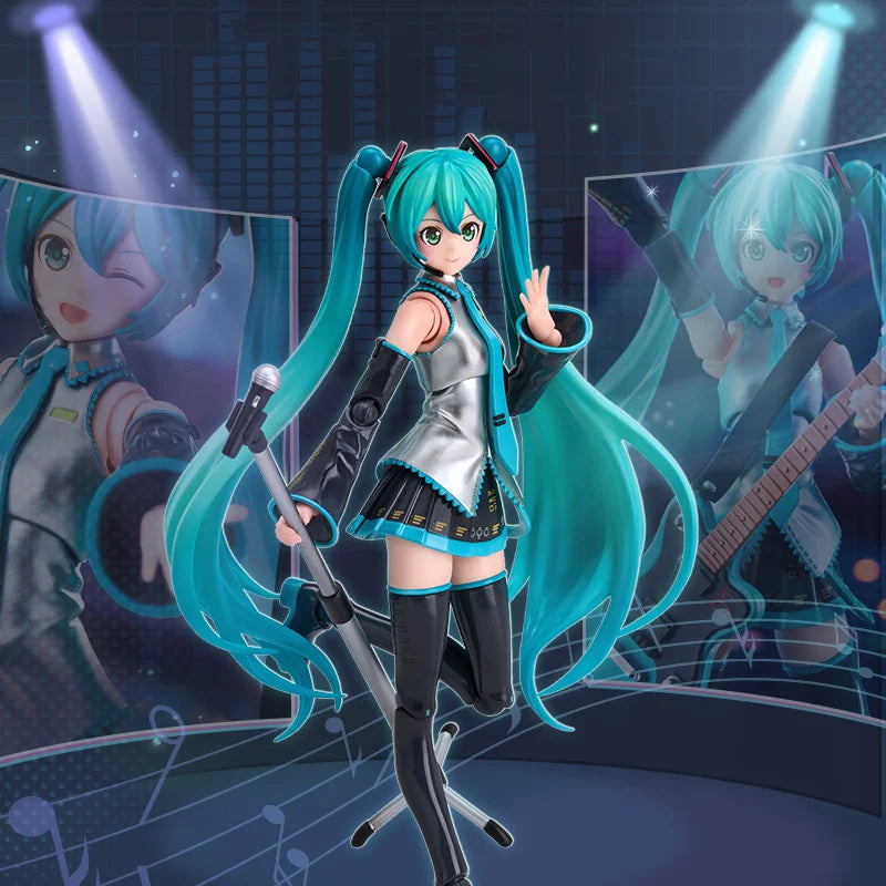 Оригинални Blokees Hatsune Miku екшън фигурка монтаж фигурка Singer MIKU анимационни аниме фигурки играчка PVC играчки кукла колекция подарък