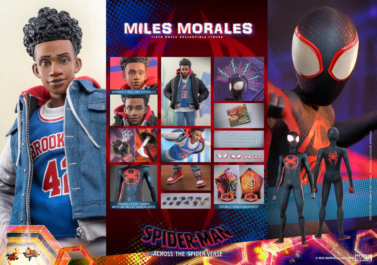 【MT】Hot Toys MMS710 Marvel "Spider-Man: Across The Spider-Verse" Myers Morales 1/6 Action Figure Model Toy Collection