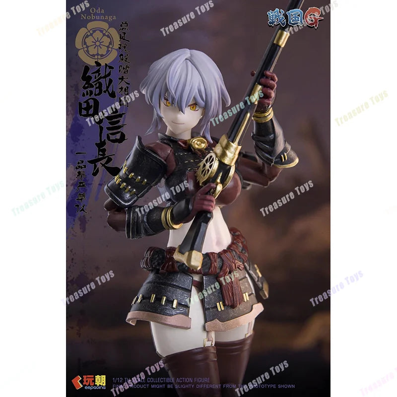 Keepgoing Warring States G-Serie Oda Nobunaga Frau Soldat 1/12 Action-Modell Sammlerfigur Spielzeug