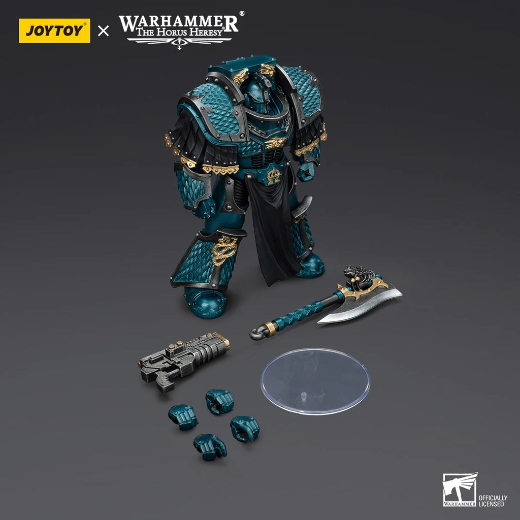 JOYTOY Warhammer 30K Alpha Legion Action Figure 1/18 Alpha Legion Alpharius Anime Figure Articulated Joints Collection Model Toy