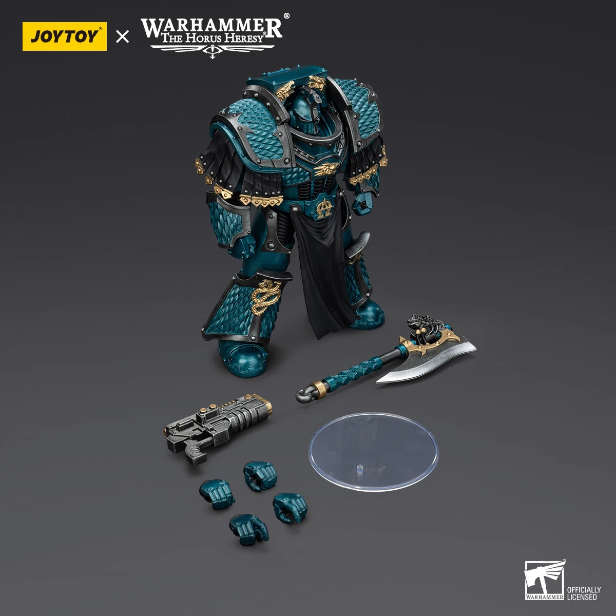 JOYTOY Warhammer 30K Alpha Legion Action Figure 1/18 Alpha Legion Alpharius Anime Figure Articulated Joints Collection Model Toy