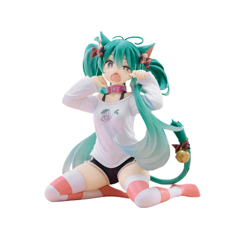 Hot Hatsune Miku Anime figure Pink dress Sakura Miku 2025 Ver PVC model action toys Cherry pink  blossom collect decoration gift