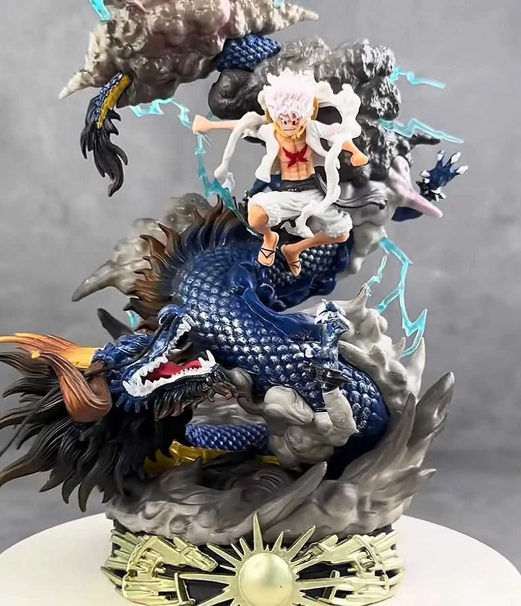 23 см Нова ЕДНА ЧАСТ Аниме Фигурка Маймуна Д. Луфи Периферна PVC Модел Сцена Статуя Декорация Настолни Орнаменти Подарък за Рожден Ден Играчка