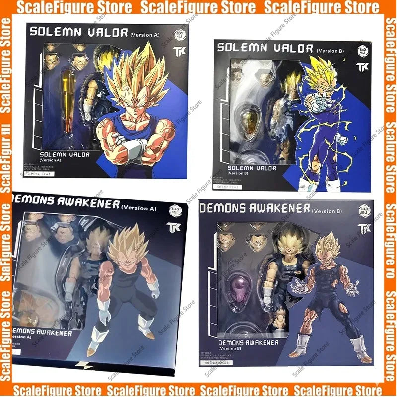 IN Stock Black Hole Toys & TK Dragon Ball SHF Super Saiyan SSJ Majin Vegeta Full Power Anime Action Figures Models Gifts Kid Toy