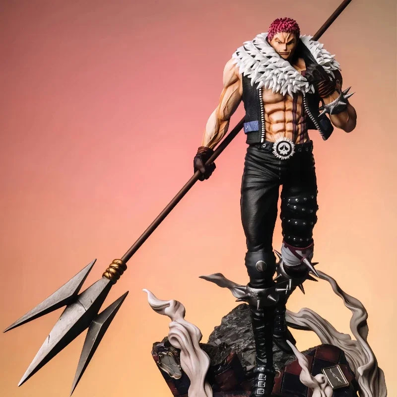 Anime One Piece Figuren Charlotte Katakuri Actionfiguren One Piece PVC GK 47 cm Modellsammlung Statue Ornament Geburtstagsgeschenke