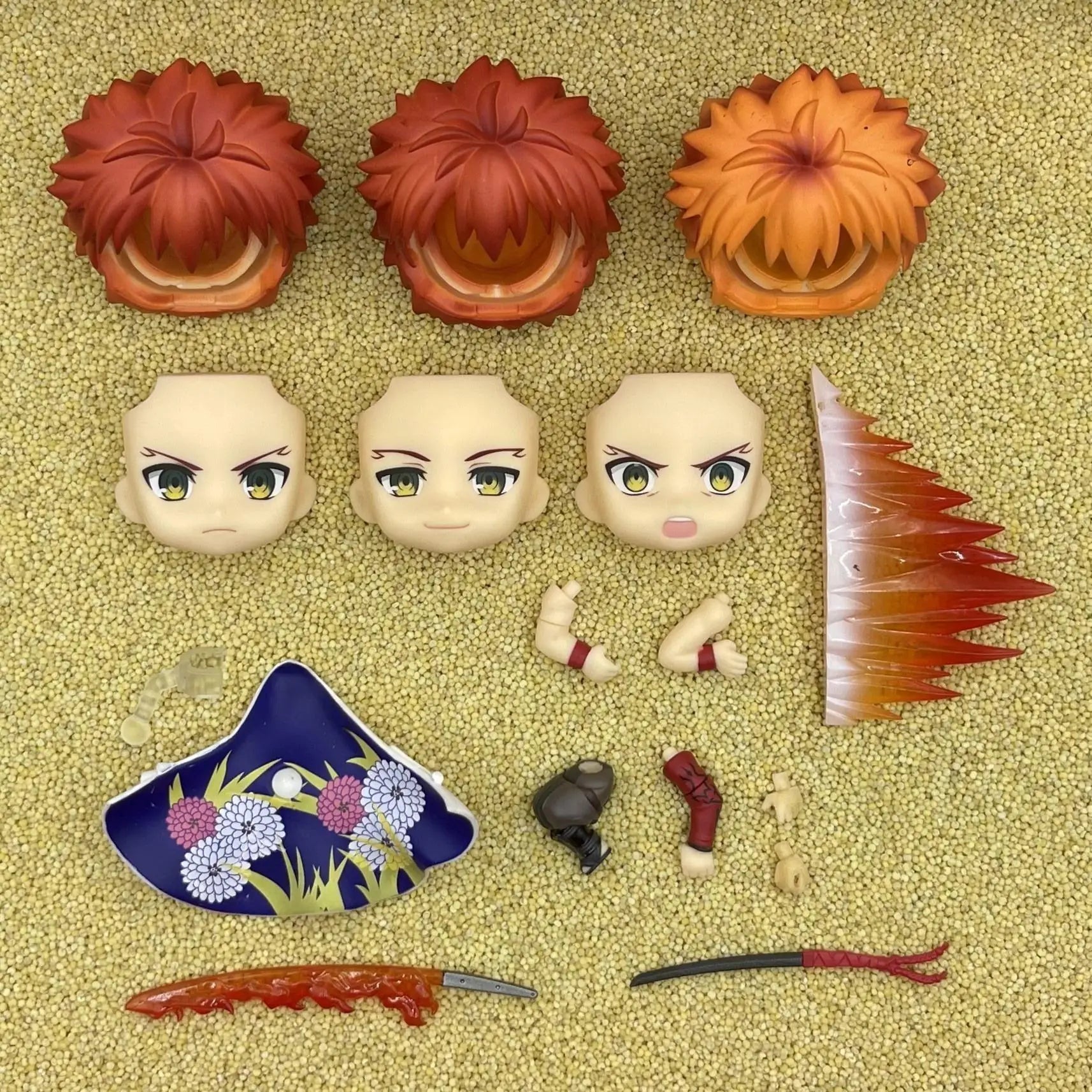 aili GSC Clay Man Face doll face hair doll accessories