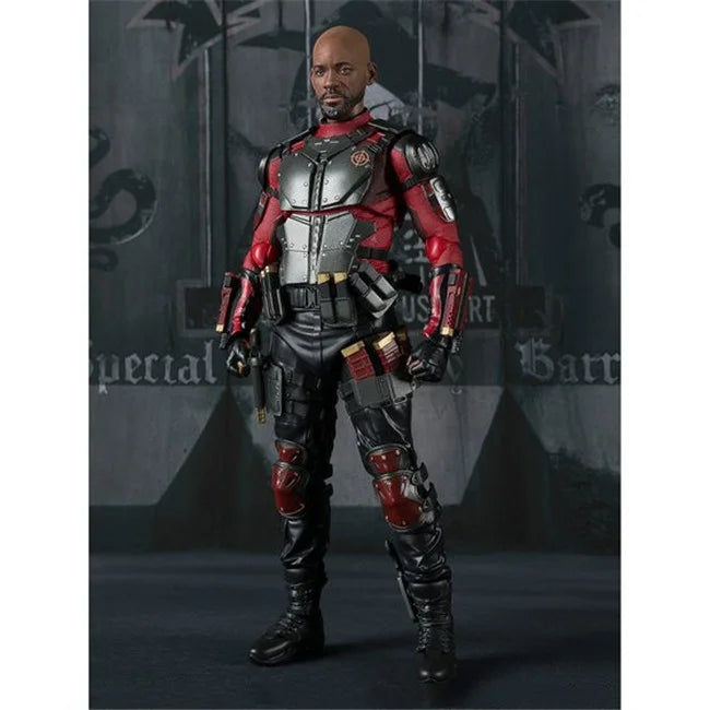 Suicide Squad Deadshot Action Figure Collectible Will SHF Hands-On Office Decorative Model for Garage Kit Toy & Hobbies
