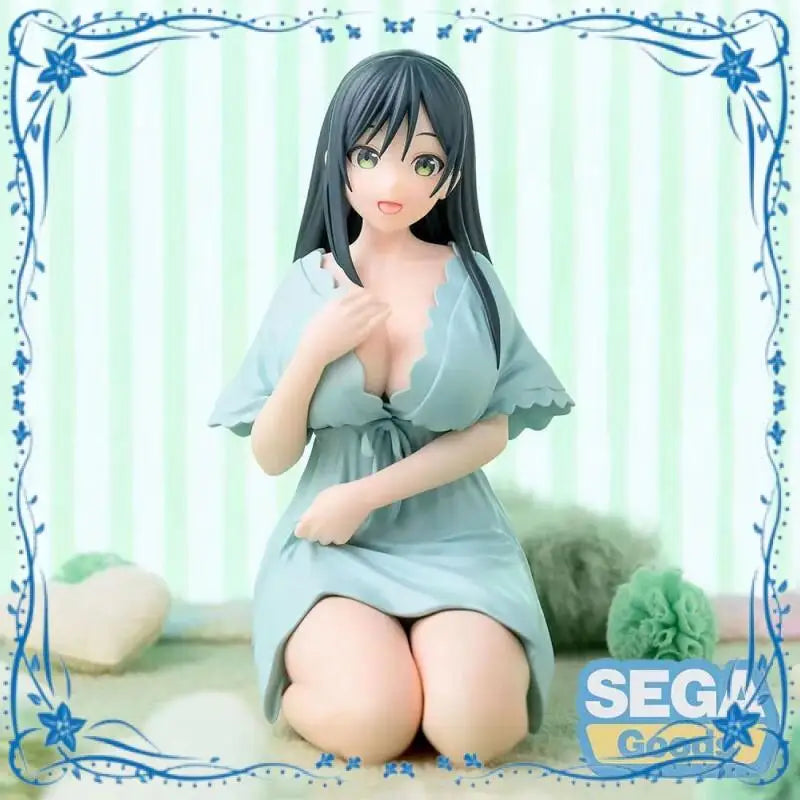 Genuine Original Yumemirize Tying The Knot With An Amagami Sister Amagami Yae Anime Action Sitting posture Figure Model Toy Gift