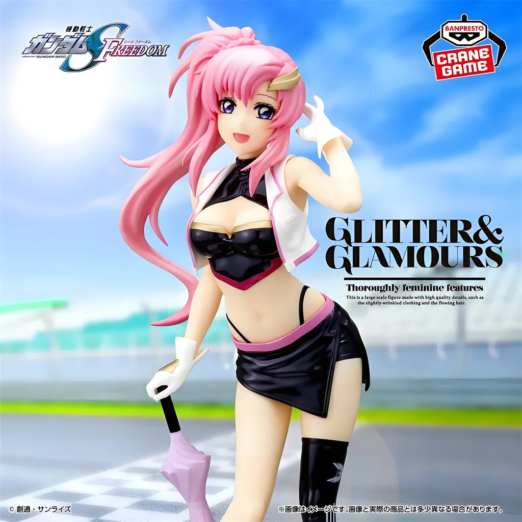 In Stock Original Bandai BANPRESTO MOBILE SUIT GUNDAM SEED FREEDOM GLITTER&GLAMOURS LACUS CLYNE Racing Ver Anime Figure Toy Gift