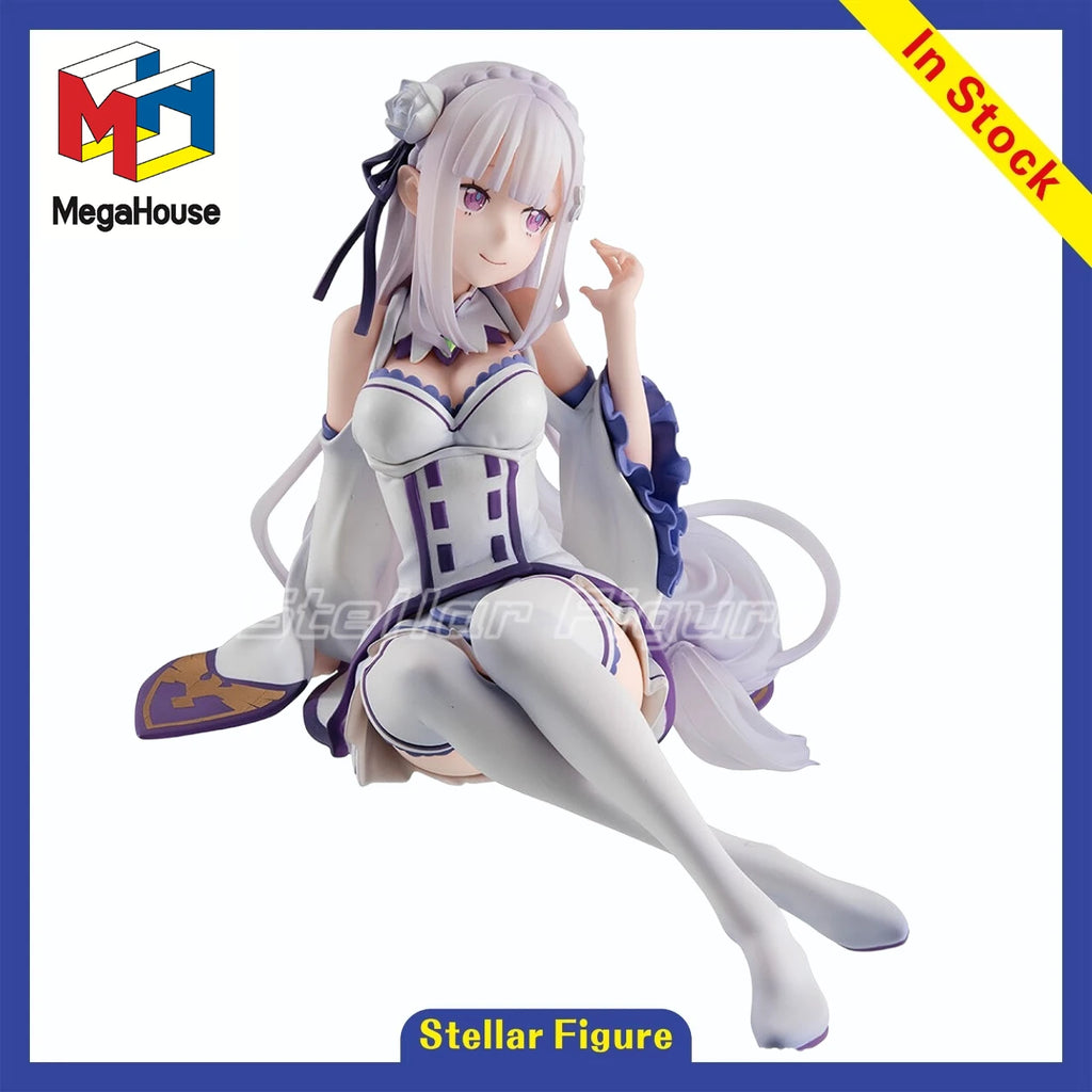 【SF】In Stock MegaHouse Melty Princess Re Life A Different World From Zero Emilia Figures Model Collection Gift