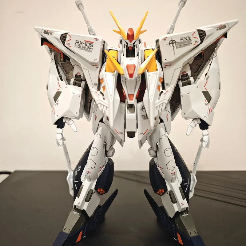 【IN STOCK】JUJIANG HGUC 1/144 KEXI RX-105 Assembly Model Kit Collection Action Figures Plastic Model Kits Robot Toys Kids Gift