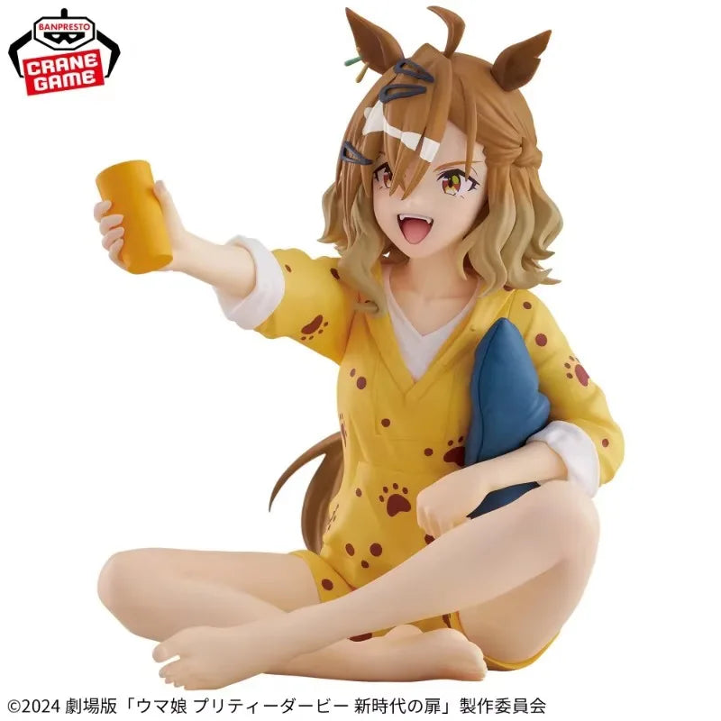 Auf Lager Original Bandai Pretty Derby Jungle Pocket Agnes Tachyon PVC 13cm Anime Charakter Puppe Spielzeug Sammlung Weihnachtsgeschenke
