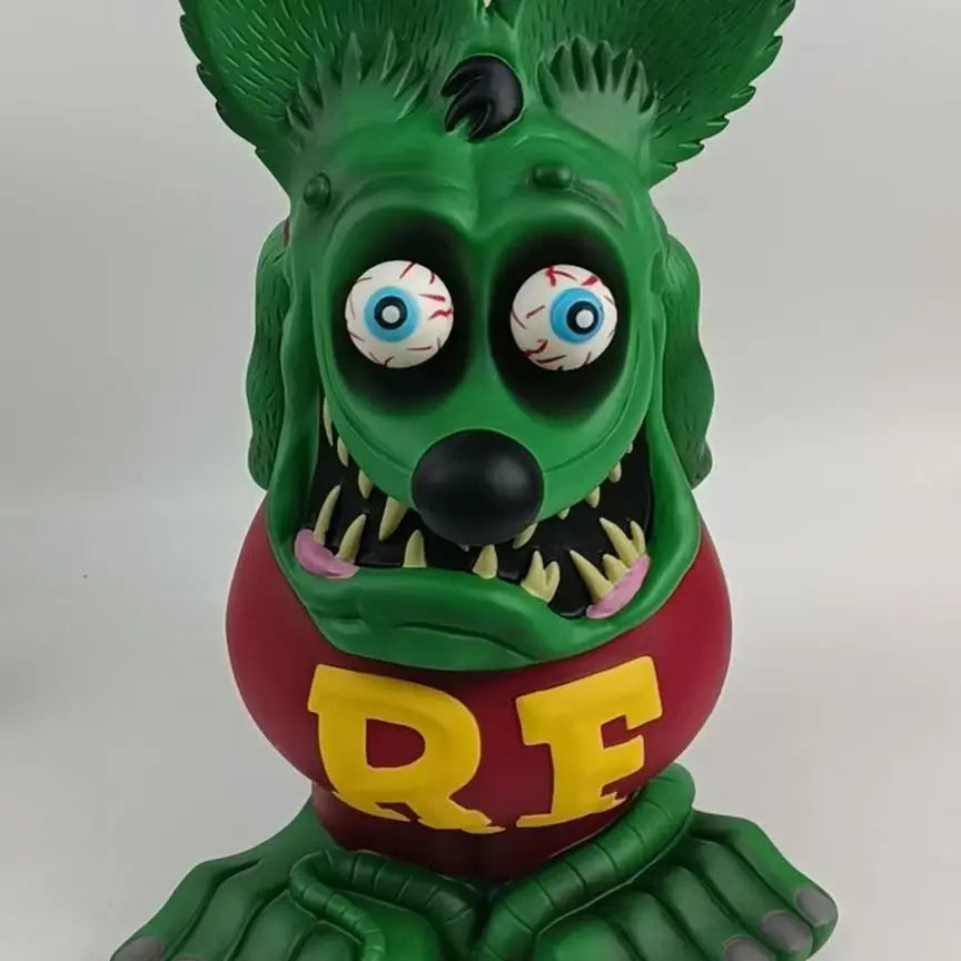 2025 Hot Selling OverSize 33cm tall The Tales of the Rat Fink Rat Fink PVC Statue Figure Collectible Model Toy
