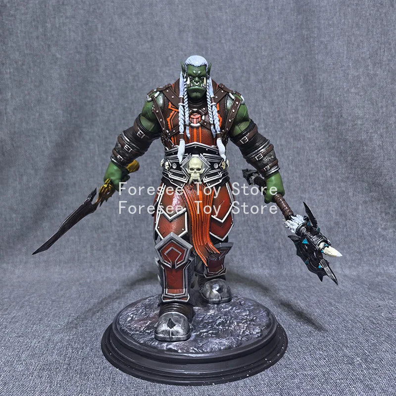 25-27cm World of Warcraft Varian Jaina Guldan Tyrande Arthas Varok Anime Figures Desktop Ornament Decoration Best Gifts for Boys