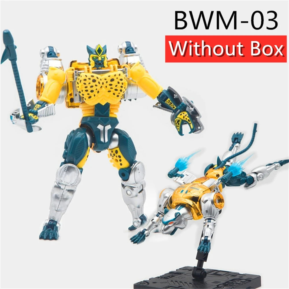 Transart Transformation TA BWM-03 BWM-04 Ravage BWM03 Cheetor Beast War Action Figure KO Robot Model Toys With Box